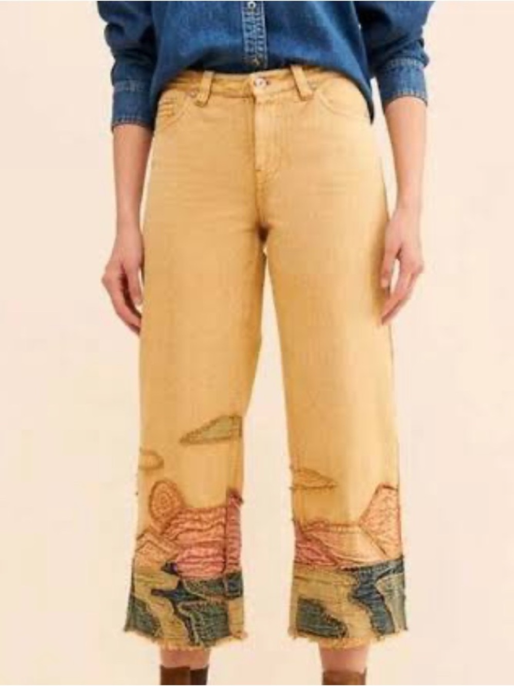Free people golden vibe jeans